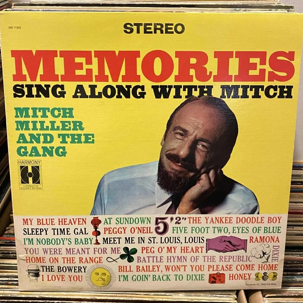 Mitch Miller And The Gang – Memories Sing Along Vintage 33rpm VG+ AJ31